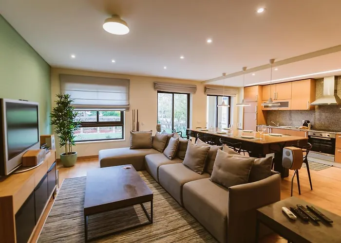 Апартаменты Prime Parque Сан-Мартинью-ду-Порту